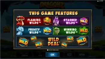 Have fun with Dragonz online slot