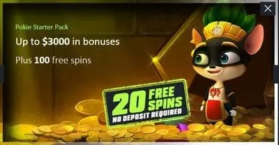 Pokie Mate Welcome Bonus