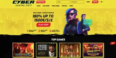 CyberCasino3077 Welcome Bonus