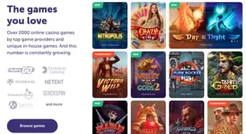 True Flip Casino Games