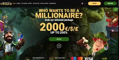 Million Vegas Casino Welcome Bonus