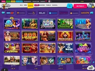 Explosino Casino Games