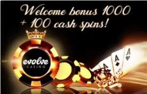 Evolve Casino Welcome Bonus