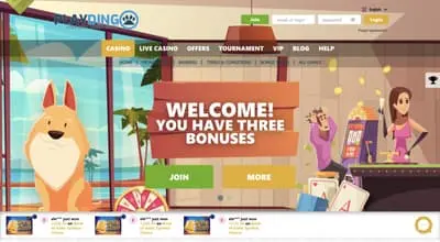 Playdingo Casino Welcome Bonus