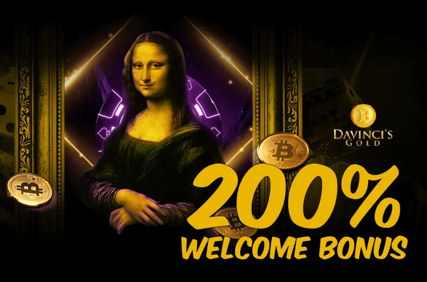 davinci's gold casino welcome bonus