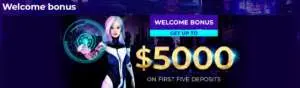 Andromeda Casino Welcome Bonus