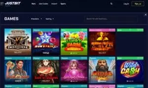 Justbit Casino Online Games