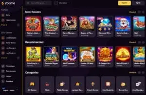 Zoome Casino Online Casino Games