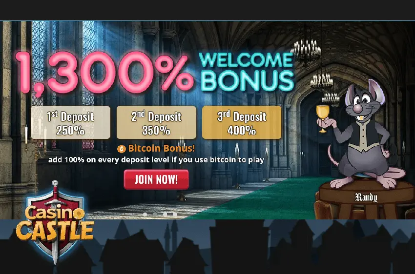 casino castle welcome bonus