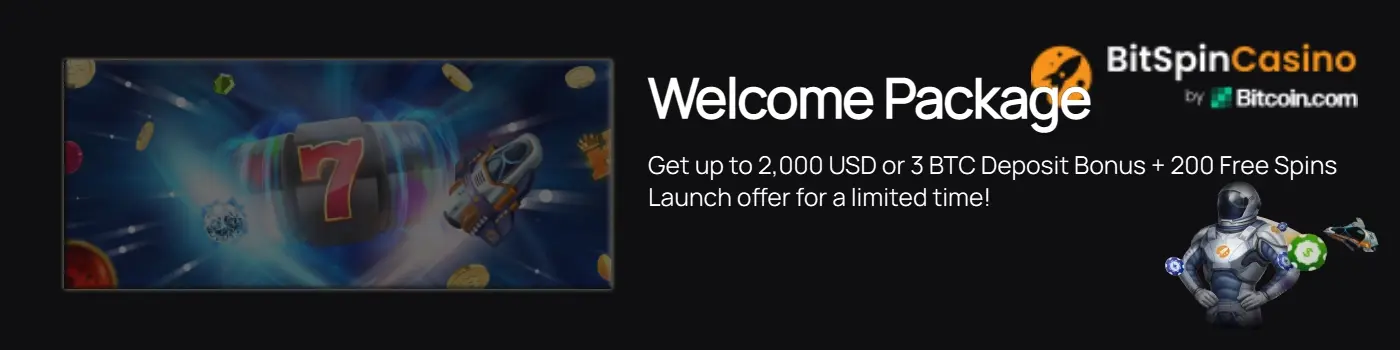 Bitspinscasino Welcome Bonus