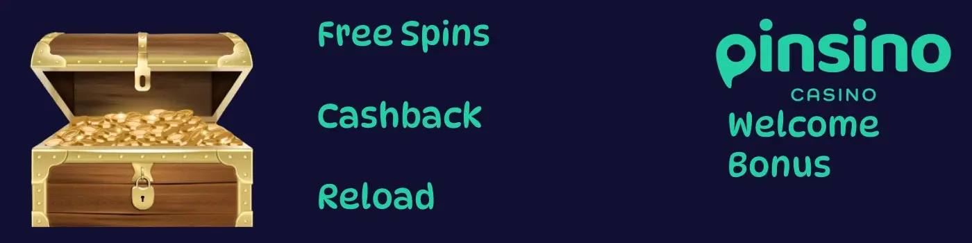 Pinsino Casino Welcome Bonus