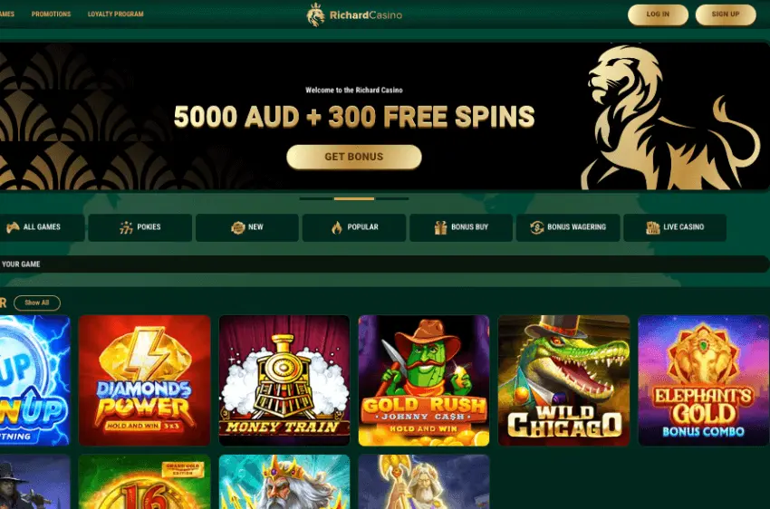 richard casino welcome bonus