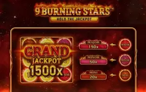 9 Burning Stars Pokie Review