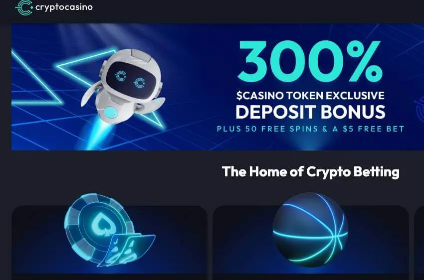 cryptocasino welcome bonus