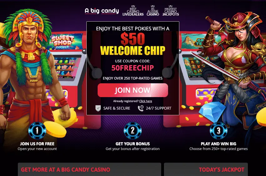  big candy welcome bonuses for new players