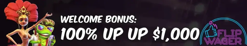 FlipWager Casino welcome bonus