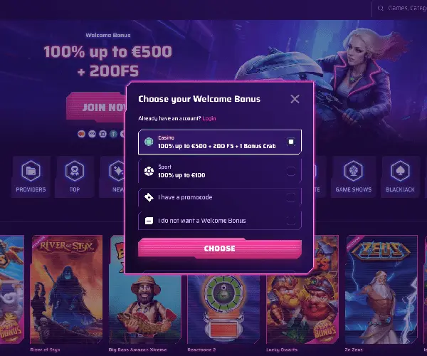 Roby Casino login