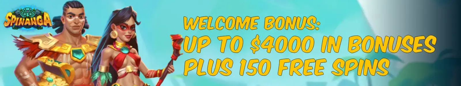 Spinanga casino welcome bonus