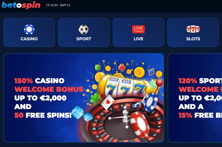 betospin casino welcome bonus