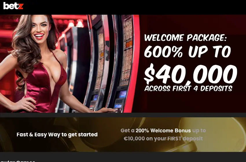 betz casino welcome bonus