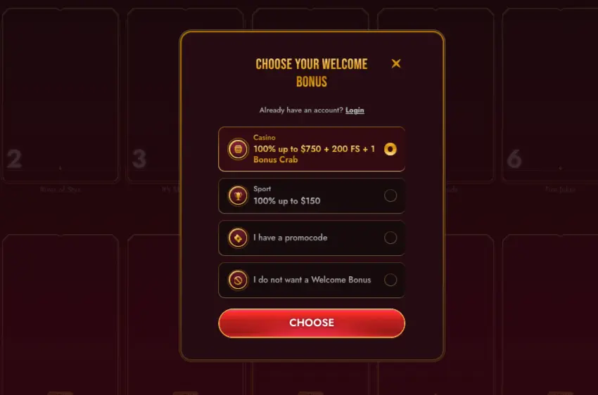 Grand Club Casino Login