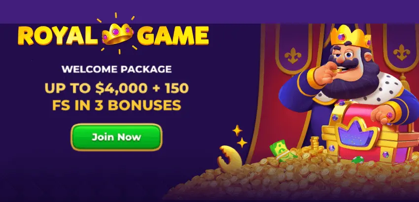 RoyalGame Casino welcome bonus