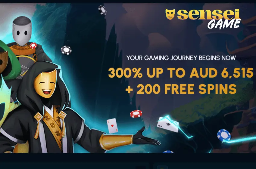 Sensei Game Casino welcome bonus