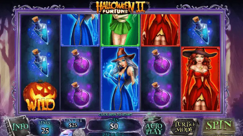 Halloween Fortune II slot game by Playtech