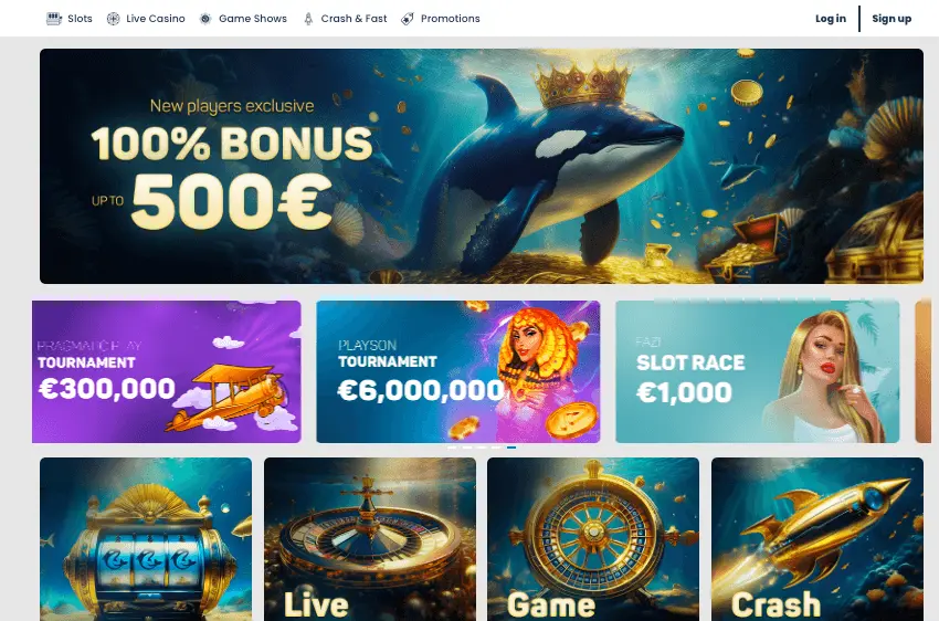 Orca casino welcome bonus offer