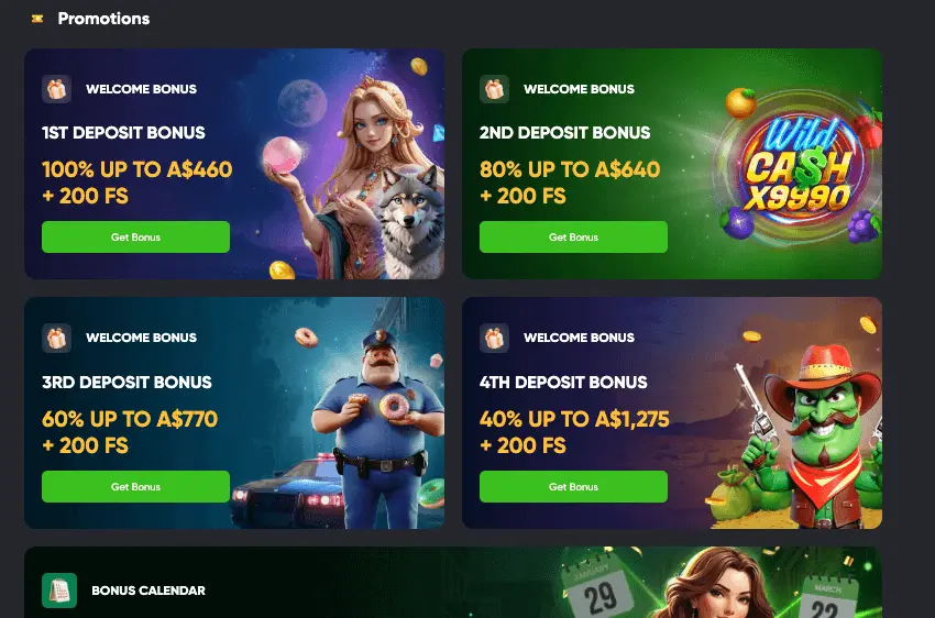 spinline casino welcome bonuses