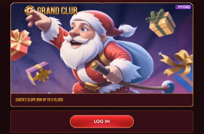 Grand Club casino Christmas bonuses