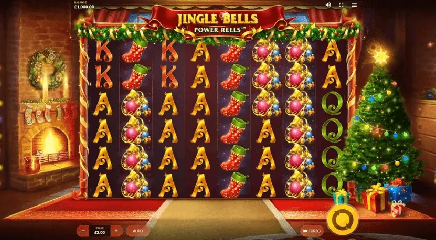 Jingle Bells Power Reels by Red Tiger Gaming