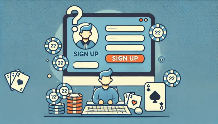 how to sign up at a new online casino