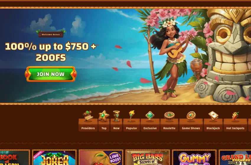 Tili Casino welcome bonus offer