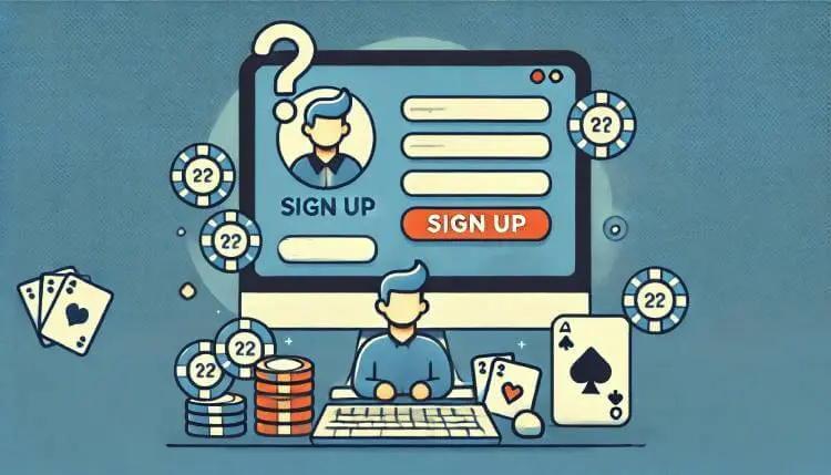 how to sign up at a new online casino