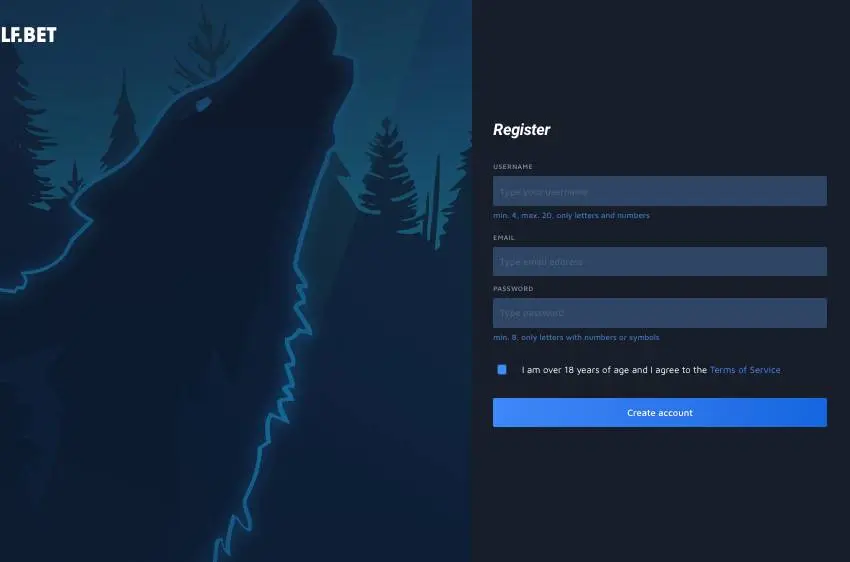 wolfbet casino login