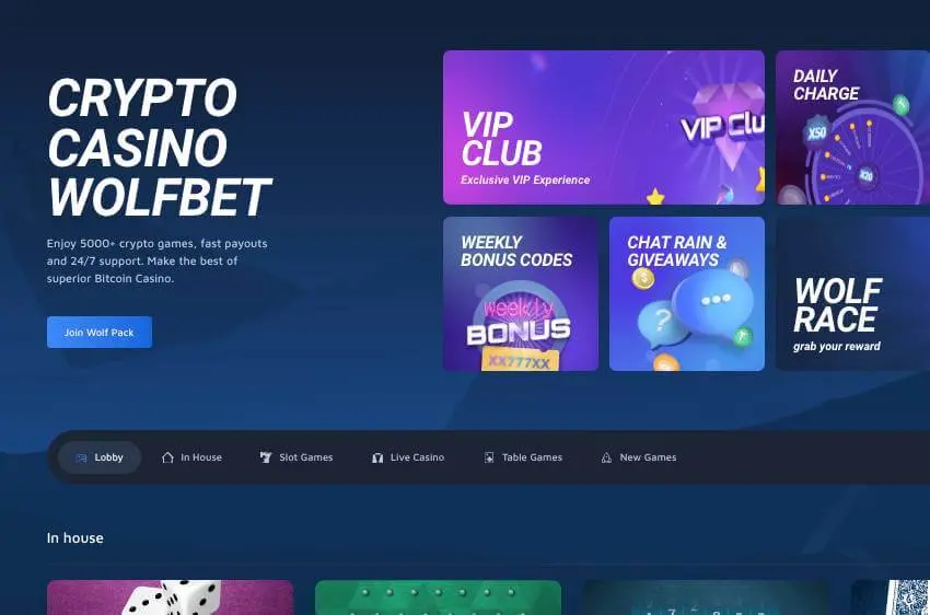 Wolfbet Casino promotions