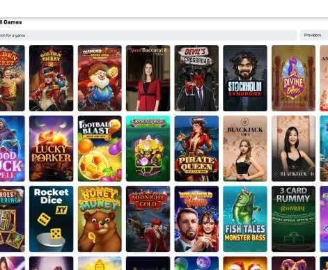 Bulletz Casino casino games screenshot