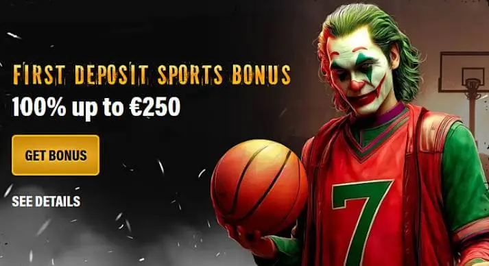 Jokery Casino sports bonus screenshot