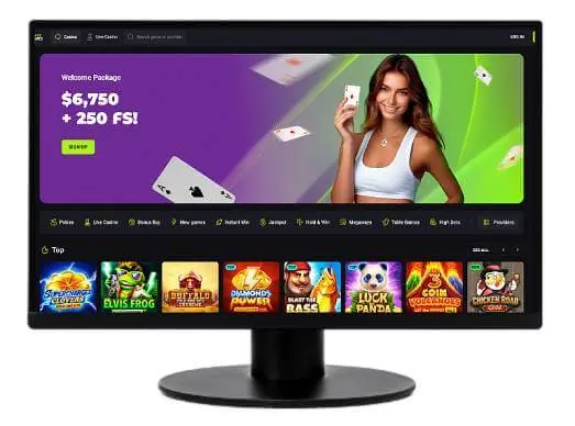 Mateslots Casino desktop screenshot