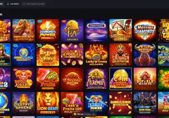 MateSlots Casino hold and win screenshots