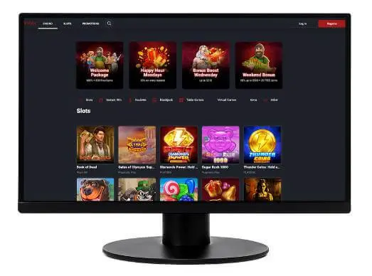 Riviera Casino desktop screenshot