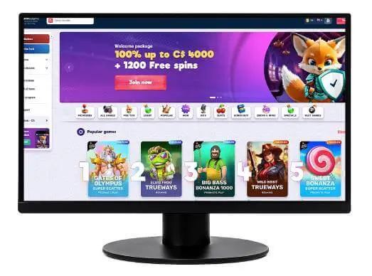 Safe Casino desktop screenshots