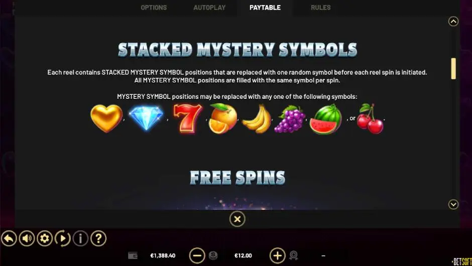 Hearts Desire™ Slot Stacked Mystery Symbols Bonus Feature