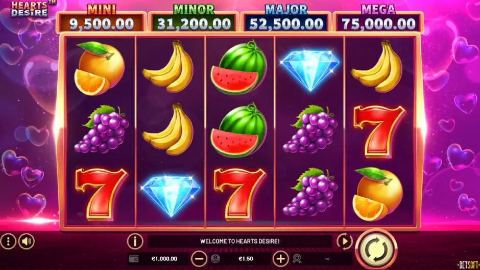 Hearts Desire™ Slot Game Symbols